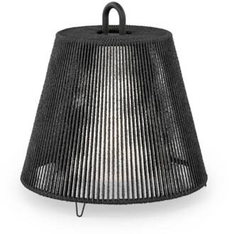 WEVER & DUCRÉ kap Costa 1.0, zwart, touw, Ø 39 cm