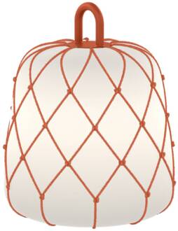 WEVER & DUCRÉ kap Costa 2.0, oranje, touw, Ø 28 cm