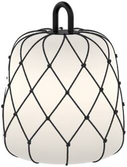 WEVER & DUCRÉ kap Costa 2.0, zwart, touw, Ø 28 cm