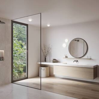 WEVER & DUCRÉ LED plafondlamp Perlez 1.0 Ø 13 cm IP44 2.700 K wit