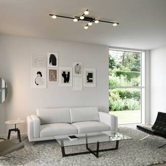 WEVER & DUCRÉ LED plafondlamp Perlez Grid 1.0 zwart 927 zwart, wit