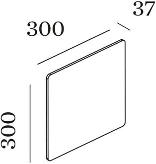 WEVER & DUCRÉ Miles 3.0 Wand 30x30cm marmer wit wit gemarmerd