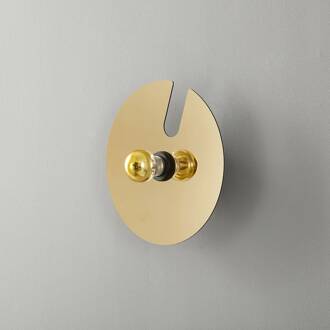 WEVER & DUCRÉ Mirro 1.0 wand 30cm zwart/goud lichtgoud, zwart