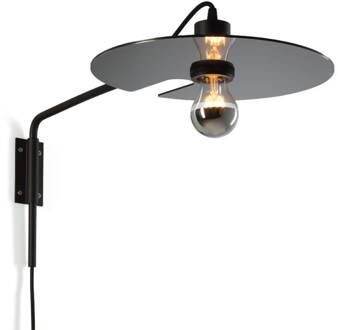 WEVER & DUCRÉ Mirro 1.0 wand met arm zwart/chroom zwart, chroom