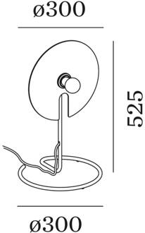 WEVER & DUCRÉ tafellamp Mirro 1.0 zwart/chroom chroom, zwart