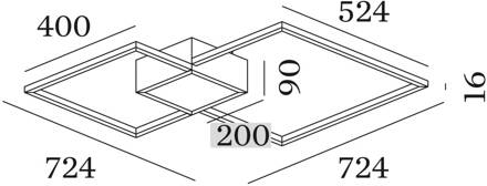 WEVER & DUCRÉ Venn 2.0 Deck 47W 2.700K wit