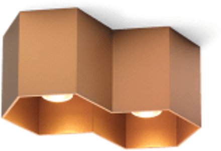 Wever & Ducré Wever Ducre Hexo 2.0 LED Opbouwspot - Koper