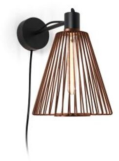 Wever & Ducré Wever Ducre Wiro Cone 1.1 Wandlamp - Roest - met stekker