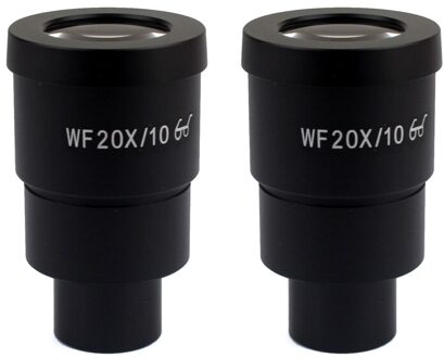 WF10X/20 WF20X/10 WF15X/15 Groothoek Oculair Hoge Eyepoint Oculaire Voor Stereo Microscoop Optische Lens montage Maat 30Mm WF20x2pcs