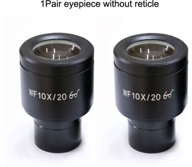 WF10X/20mm Montage Grootte 23.2mm Oculairs Super Wildfield Optische Lens Microscoop Oculair voor Biologische Microscopen 1paar- zonder reticl