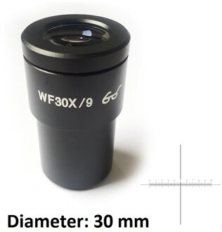 WF30X/9 High Eye-Point Oculair Wide Field View Oculaire Optische Lens Voor Stereo Microscoop Of Biologische Microscoop 30X WF30X 30mm met Reticle