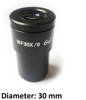 WF30X/9 High Eye-Point Oculair Wide Field View Oculaire Optische Lens Voor Stereo Microscoop Of Biologische Microscoop 30X WF30X 30mm zonder Reticle