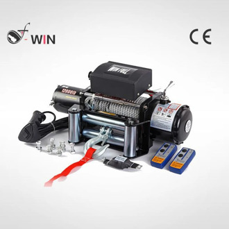 WFHEATER 12V 24V 12000Lbs Customized Ce Certification Rope Electric Winch For Auto Truck Oversea