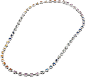 WG multi color diamond necklace 21.05791.001