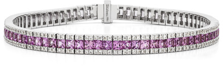 WG pink sapphire diamond bracelet 12.02771.007