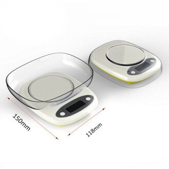 WH-B12 Digitale Mini Balance Pocket Keukenweegschaal Premium Voedsel Schaal Voor Bakken Koken 7Kg/1G Elektronische Weegschaal schaal C1 7kg 0..1g
