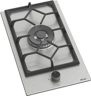 WH-G331RD(X) - Inbouw gaskookplaat met Wok - 30cm - Rvs Zwart