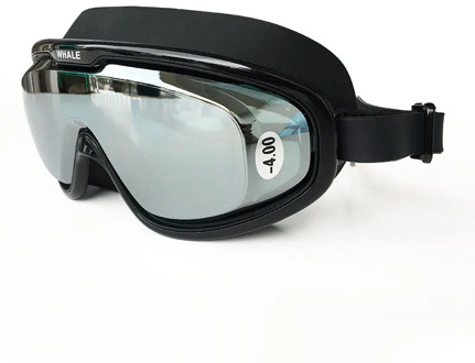 Whale Swimming Goggles Myopia -1.5 to -8 Support Anti fog UV Protecion Swimming Glasses Diopter Adult Men Women