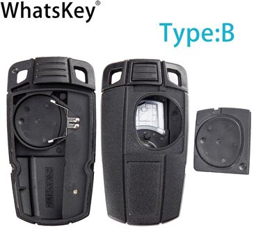 Whatskey 3 Knop Auto Sleutel Shell Voor Bmw 1 5 3 6 Serie X5 X6 E87 E89 E91 E92 E60 e90 Vervanging Remote Smart Key Blank Case type B