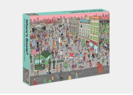 Where's Bowie?: David Bowie In Berlin: 500 Piece Jigsaw Puzzle - Kev Gahan