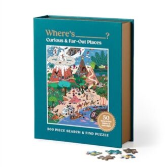 Where's ________? Curious And Far Out Places 500 Piece Search And Find Puzzle - Galison