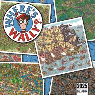 Where's Square Wally Square Wall Calendar 2025 - Calendars, Carousel