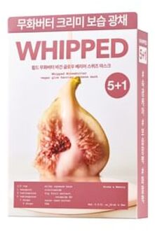 Whipped Muhwabutter Vegan Glow Barrier Squeeze Mask Set 26ml x 6 sheets