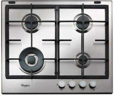 Whirlpool GMA 6422/IX NL Gas kookplaat Grijs