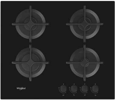Whirlpool GOB 616/NB NL Gas inbouwkookplaat Zwart