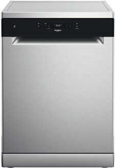 Whirlpool W2F HD624 X Vrijstaande vaatwasser Grijs