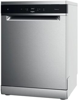 Whirlpool W3F D634 X Vrijstaande vaatwasser Rvs