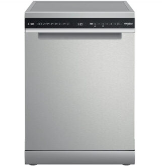 Whirlpool W7F HS51 X MaxiSpace Vrijstaande vaatwasser Grijs