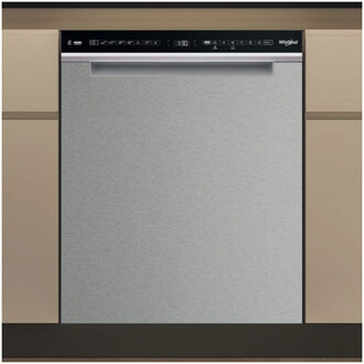 Whirlpool W7U HS31 X Onderbouw vaatwasser Grijs