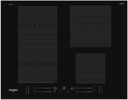 Whirlpool WF S9365 BF/IXL Inductie kookplaat Zwart