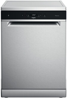 Whirlpool WH6FA14BN7A0X Vrijstaande vaatwasser Zilver