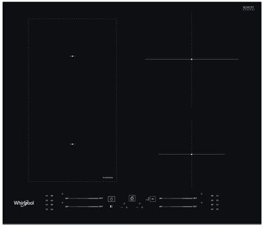 Whirlpool WL S6960 BF Inductie inbouwkookplaat Zwart