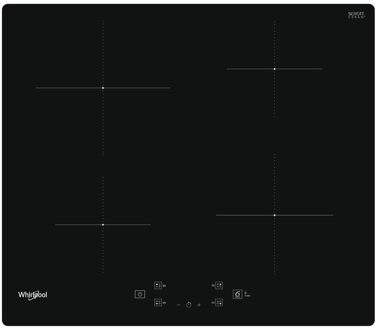 Whirlpool WS Q2160 NE Inductie kookplaat Zwart
