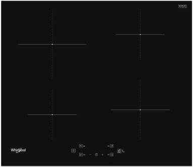 Whirlpool WS Q2760 BF Inductie kookplaat Zwart