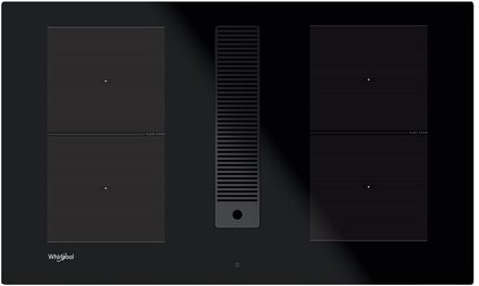 Whirlpool WVHF83BB Inductie kookplaat met afzuiging Zwart