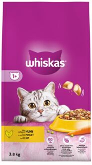 Whiskas Droog Adult Kip zak 3,8Kg