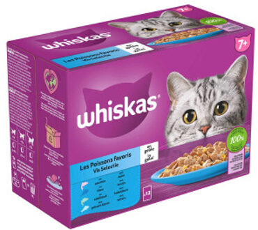 Whiskas Kattenvoer - Zalm - Tonijn