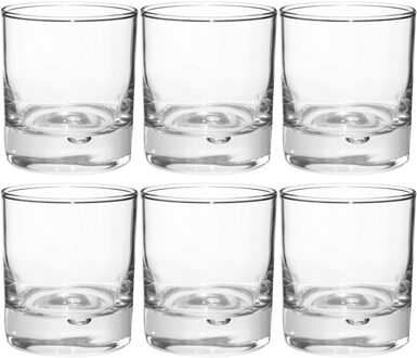 Whiskey glazen Georgi - 6x stuks - 300 ml - waterglazen - drinkglazen Transparant