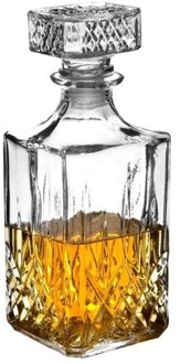 Whiskey karaf - drankkaraf glas 1L Multikleur