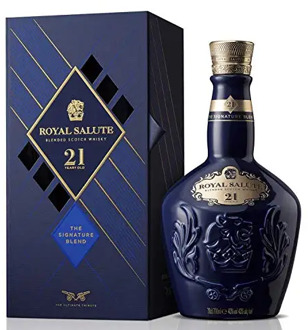 Whiskey Royal Salute 21 years, Whiskey Scottish malt, 700 ml, free from Spain, Alcohol , Whiskey
