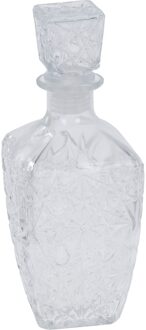 Whisky/water karaf - transparant - 900 ml - 9,5 x 25 cm - kristal