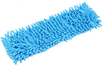 WHISM Chenille Mop Hoofd Wasbare Platte Mop Heads Badkamer Vervanging Doek Vloer Mop Ruitenwisser Stofdoek Accessoires Schoonmaken Tool blauw