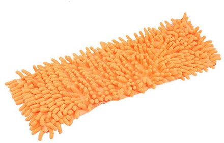 WHISM Chenille Mop Hoofd Wasbare Platte Mop Heads Badkamer Vervanging Doek Vloer Mop Ruitenwisser Stofdoek Accessoires Schoonmaken Tool oranje