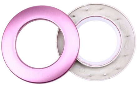 WHISM Gordijnen Ringen 8 pcs Plastic Laag Geluidsniveau Romeinse Ring Douchegordijn Staven Ring Oogje voor Gordijn Accessoires Home Decor matte paars
