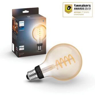 White Ambiance filament standaard lamp goud dimbaar - E27…