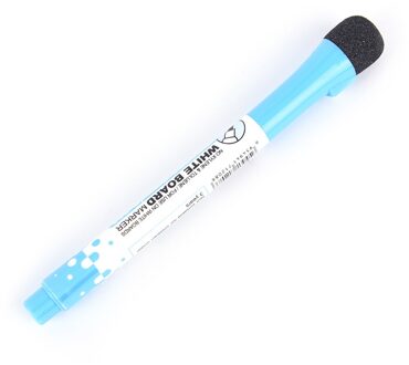 White Board Whiteboard Marker Pen Gum Kunst Mark Pen Olie Pen Creatieve Dubbele Schrijven Vegen Uitwisbare Marker Pen 3 Kleuren Blauw